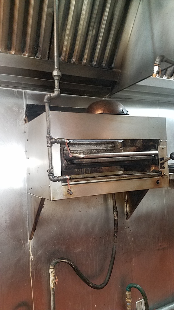 Commercial Natural Gas Salamander Broiler Stainless steel 3ft range or wall mount
