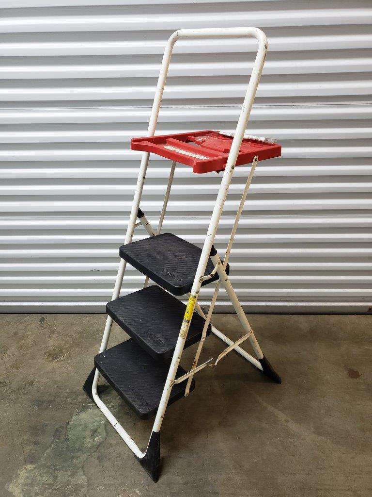 Cosco Painters Platform Stepladder Ladder 3 step with Tray - Image 3