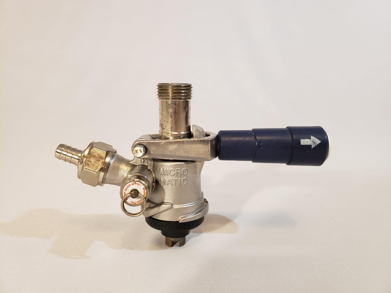 Micro Matic Keg Coupler - Tap w/ Blue Lever Handle SK184.03 - Image 7
