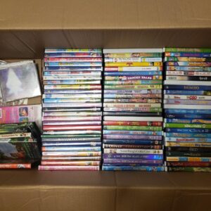 Lot of 88+ DVD Collection (cartoons Pixar, Disney, Nickelodeon, russian cartoons).