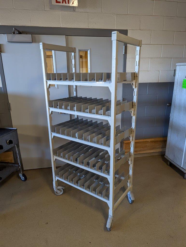 Cambro CPMU243675DDPKG Camshelving® Premium Series Dome Drying Rack - 36" x 24" x 75"