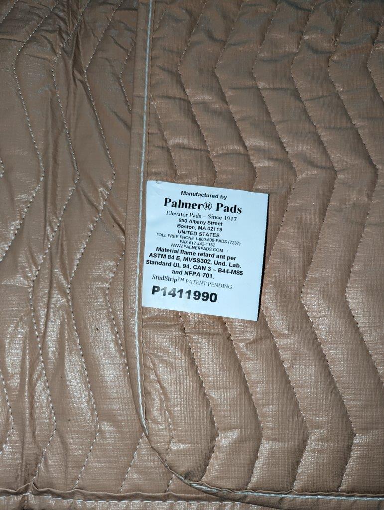 Palmer cargo residential Elevator protection Pads set P1411990 - Image 11