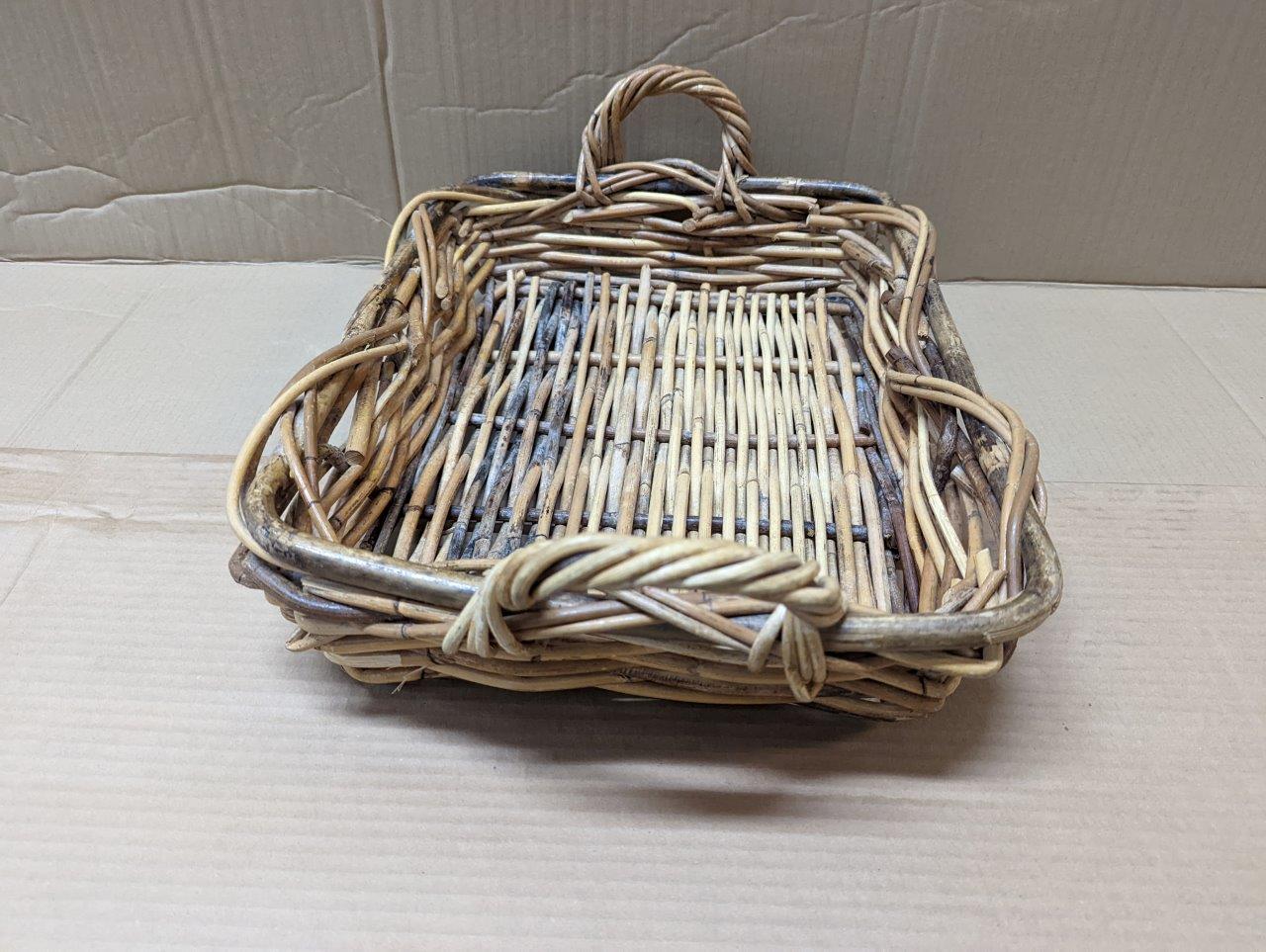 Wicker Basket, Storage 21"x15" - Image 4