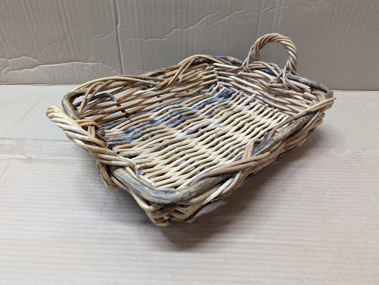 Wicker Basket, Storage 21"x15" - Image 6